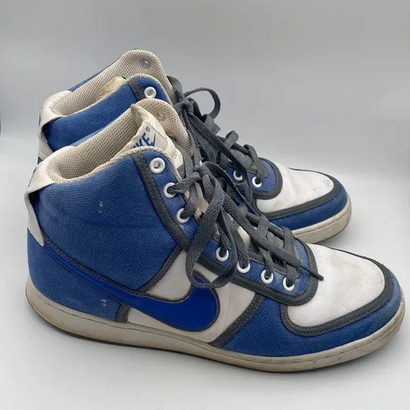 Nike Vandal High Supreme 2008 Varsity Royal White 309427-441 Shoes Mens US Sz 10