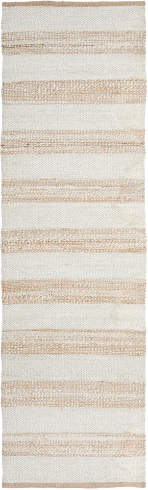 Noosa 555 Natural White Runner Rug