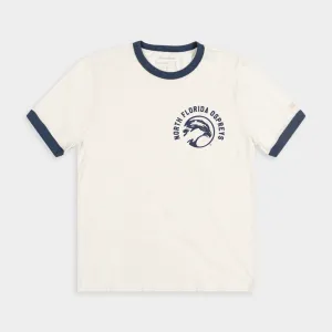 North Florida Ospreys Classic Pocket Logo Ringer Tee
