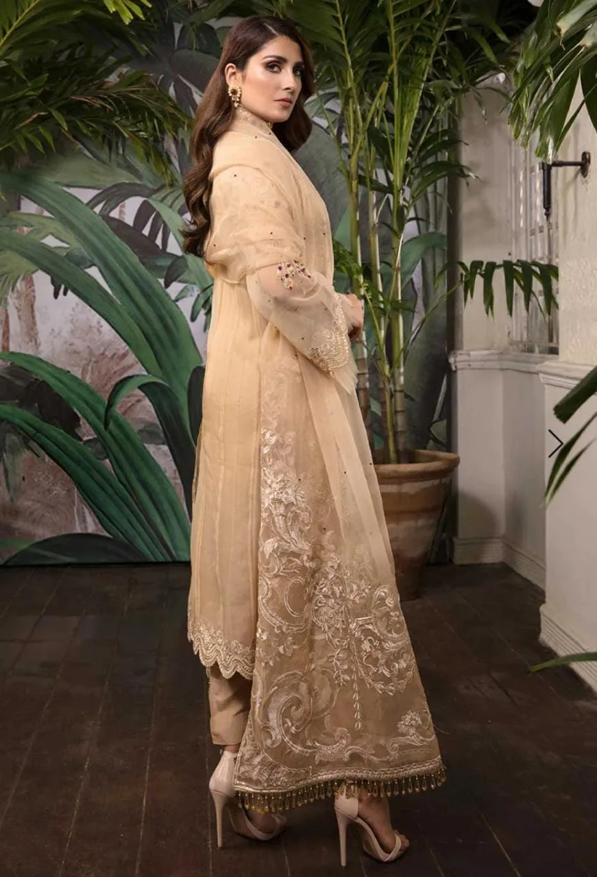 Organza Wedding Party Outfit with Embroidery #Y6210