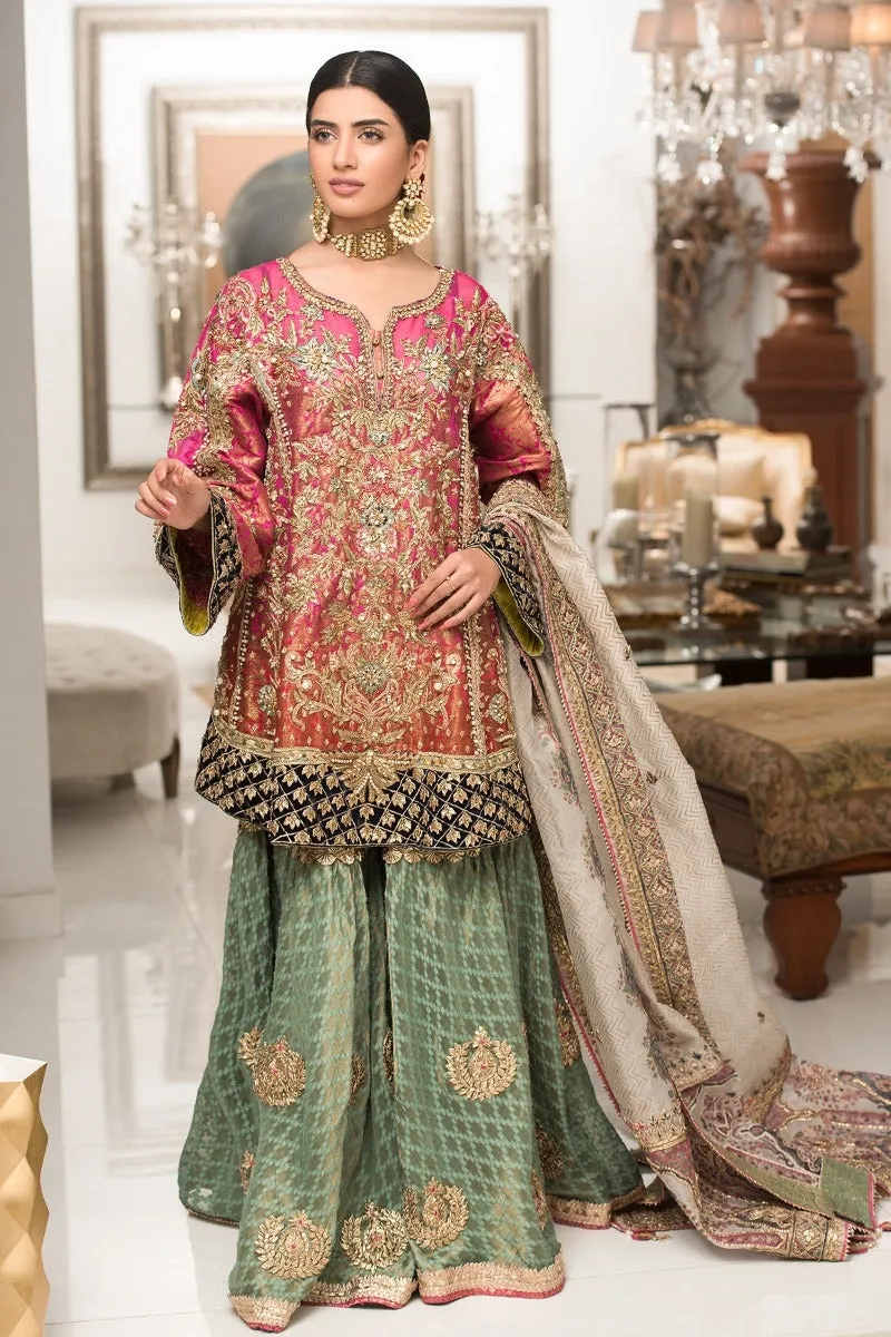Pakistani Designer Wedding Party Outfit #Y2002