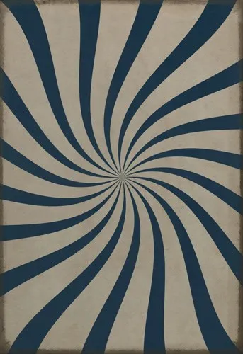 Pattern 59 "Water Spout" Vinyl Floorcloth - Spicher & Co.