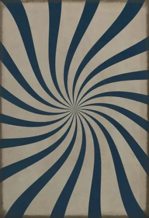 Pattern 59 "Water Spout" Vinyl Floorcloth - Spicher & Co.
