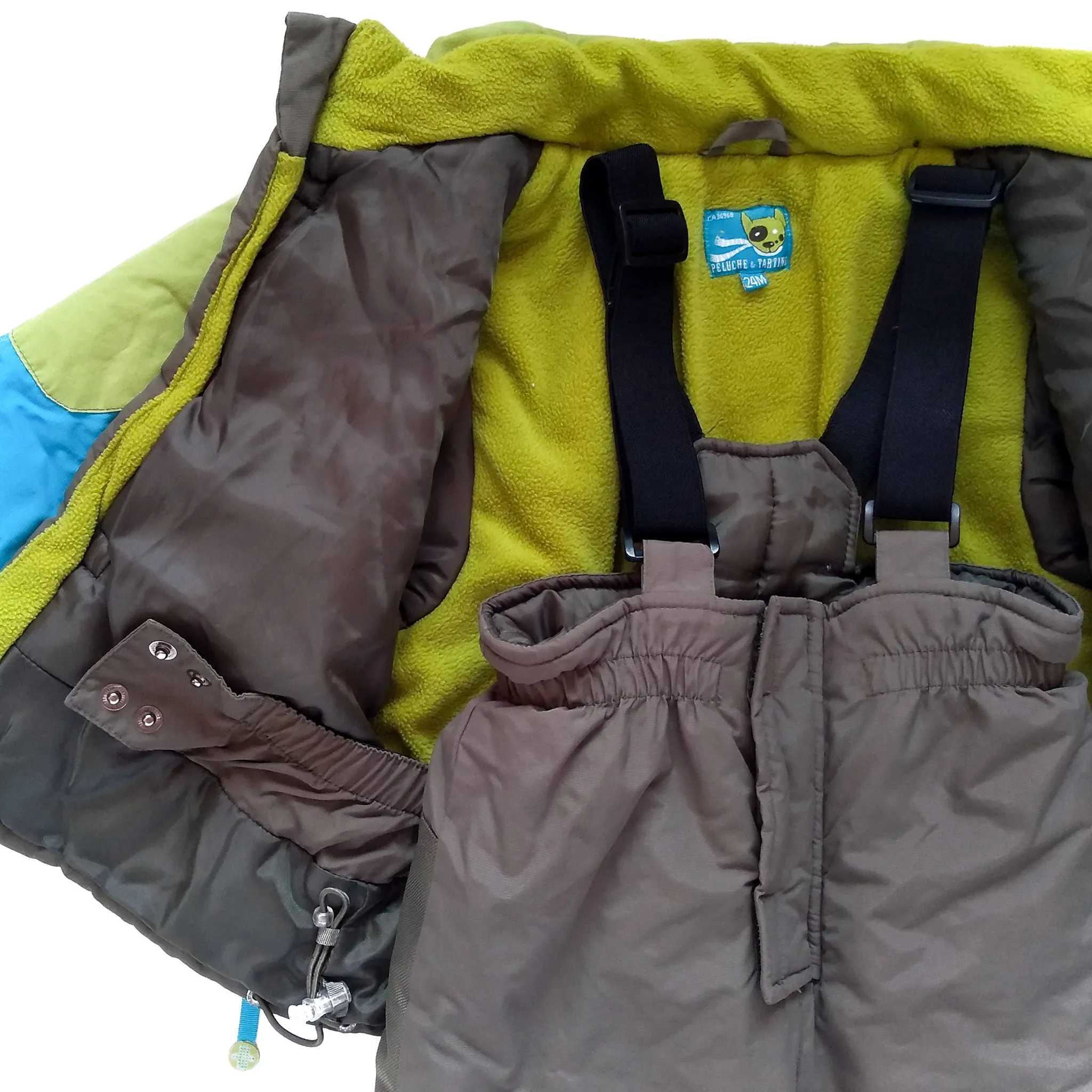 Peluche et Tartine snowsuit 24m