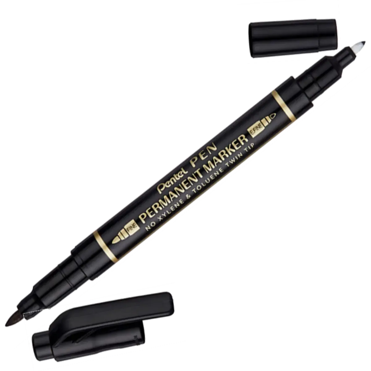 Pentel Twin-Tipped Permanent Marker Pen N75W