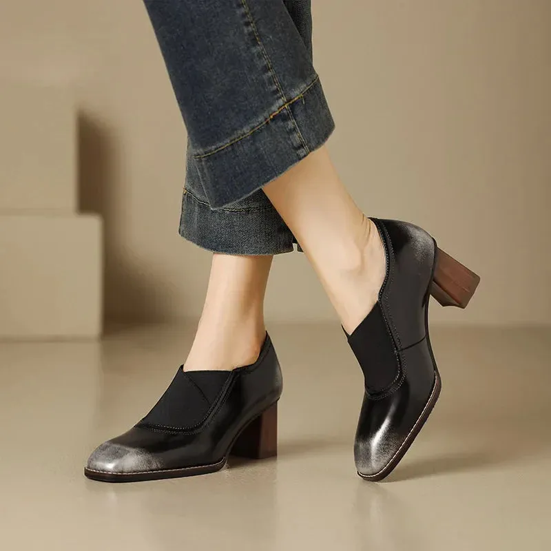 Phillo Gradient Oxford Bootie Pumps