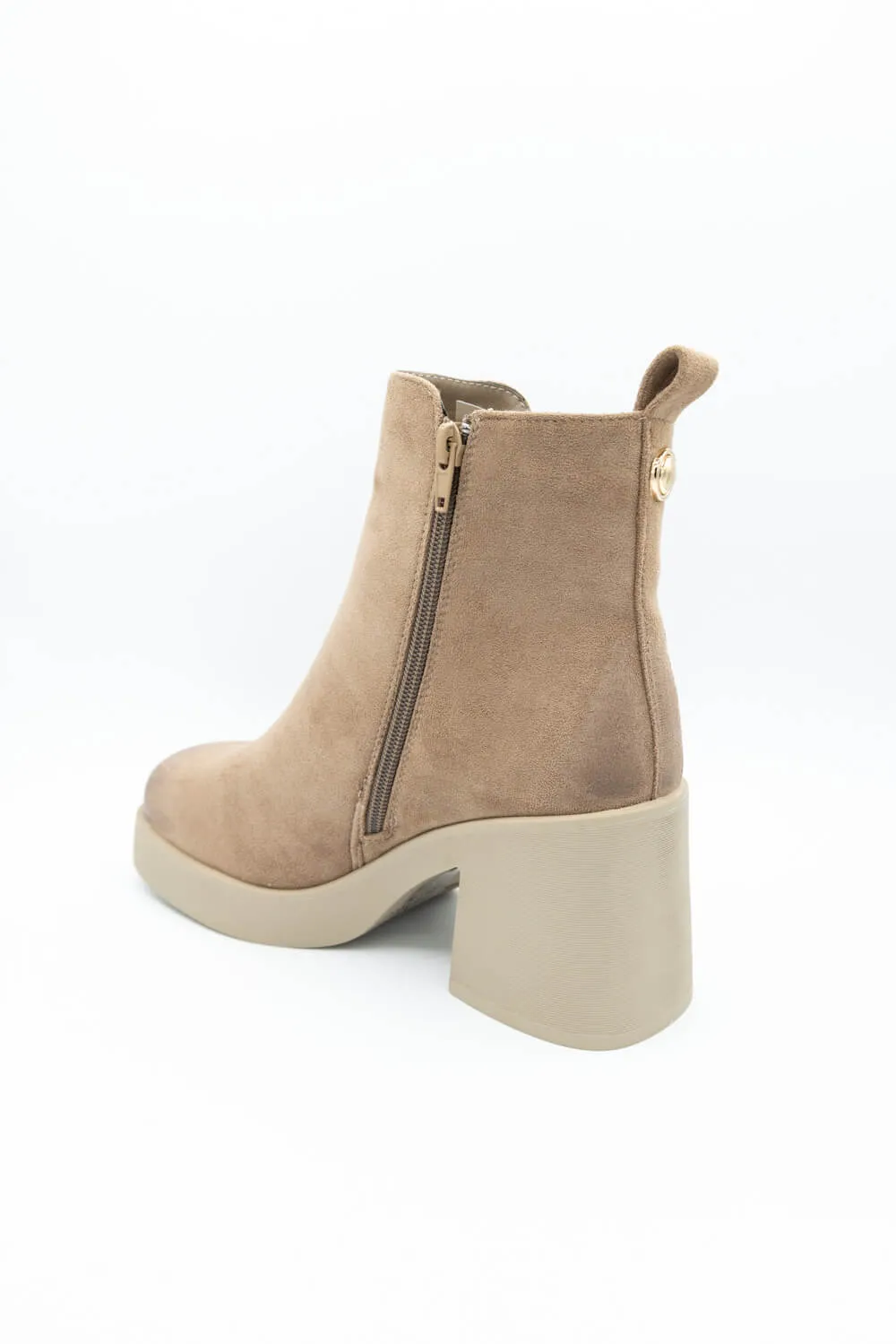 Pierre Dumas Garnet Booties for Women in Taupe | 89327-434 TAUPE
