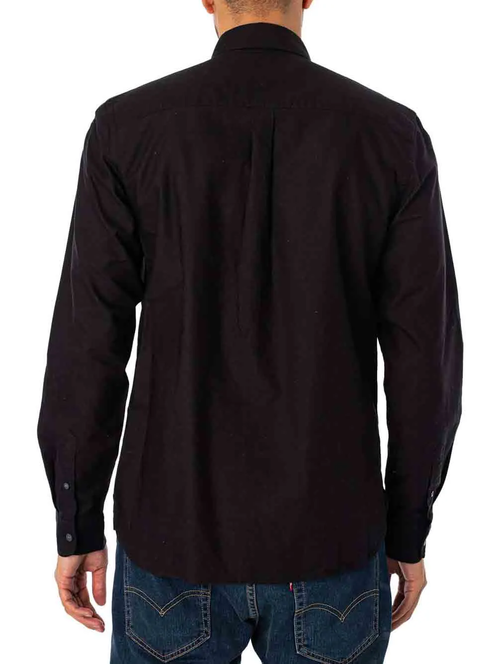 Plain Oxford Shirt - Jet Black