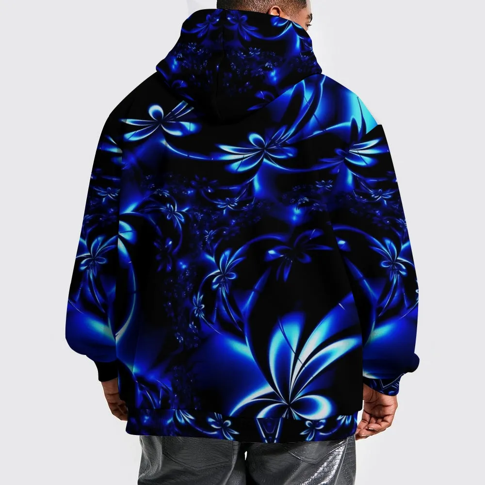 Plue Size Printed Hoodies