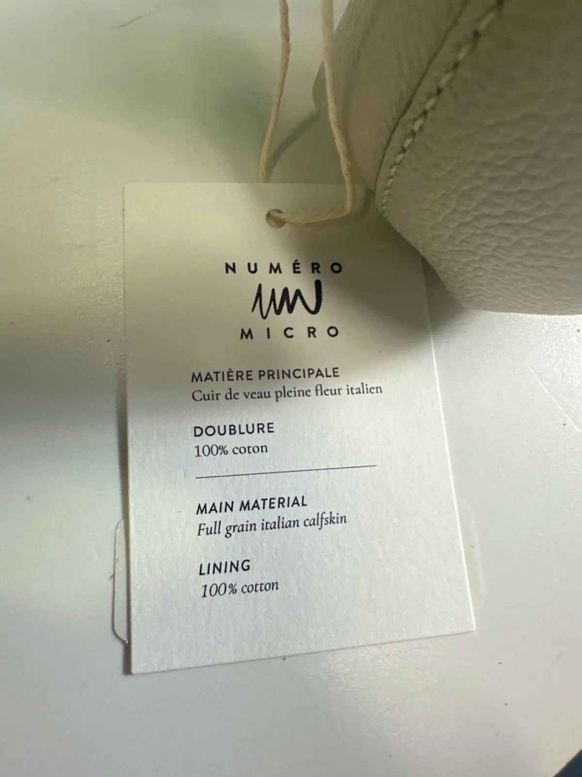 Polène Ivoru Leather Número Un Micro Bag