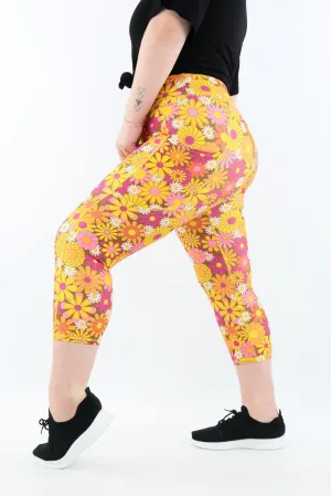 Posy Pop - Casual - Capri Leggings - Pockets