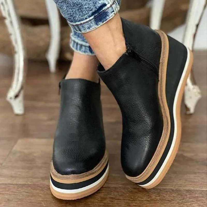 PREMIUM COMFORTABLE SPRING LEATHER BOOTIES 2024
