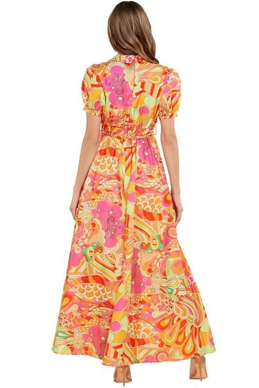 PRINTED MAXI DRESS