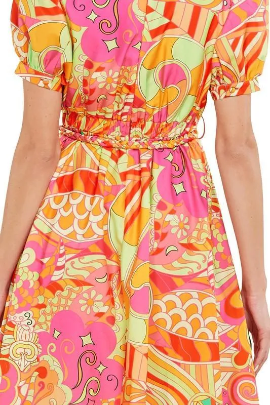 PRINTED MAXI DRESS