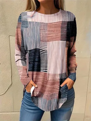 Printed Round-Neck Tee