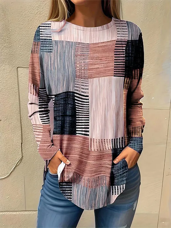 Printed Round-Neck Tee