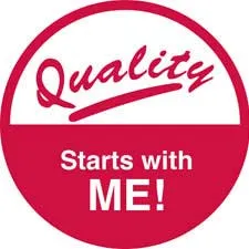 QUALITY STARTS WITH ME! Hard Hat Labels