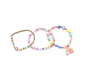 Rainbow Smiles 3pc Bracelet