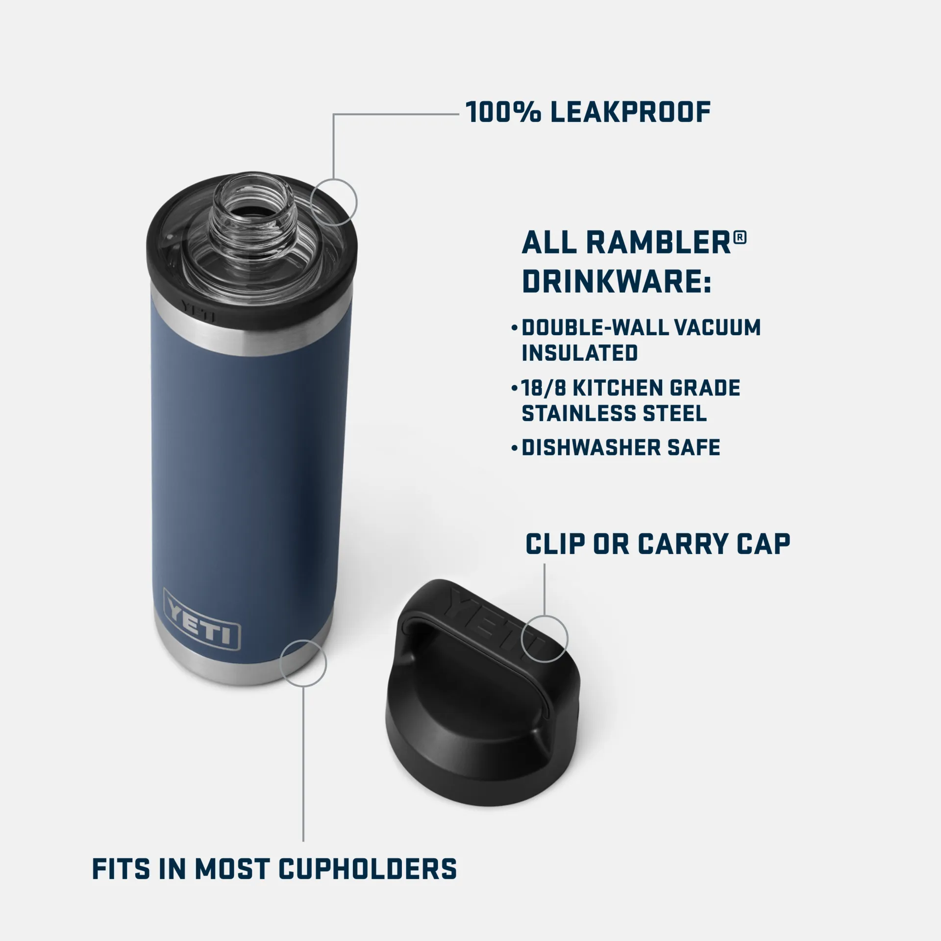 Rambler 18oz Bottle with Chug Cap