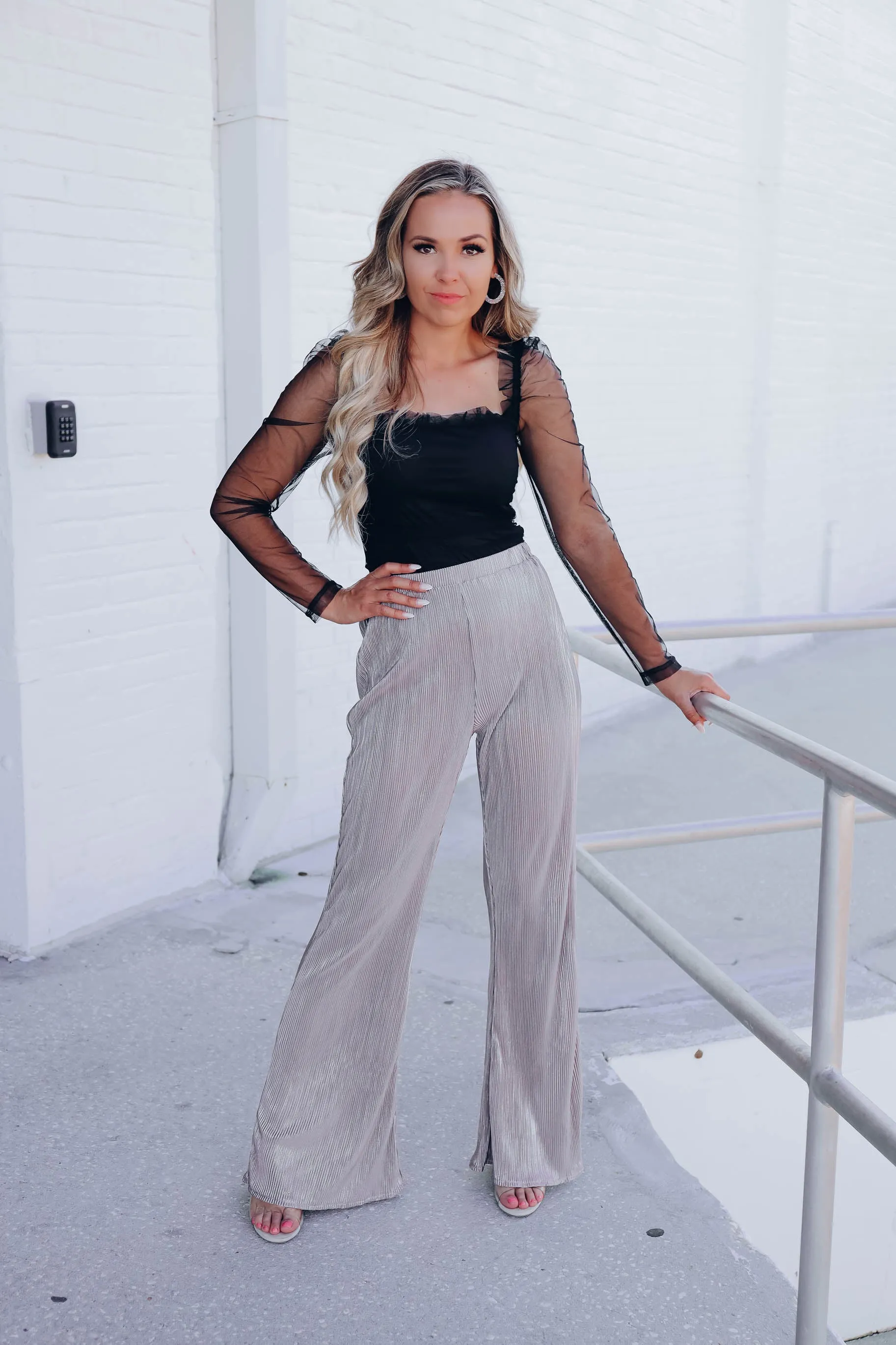 Rana Ruched Crop Top - Black