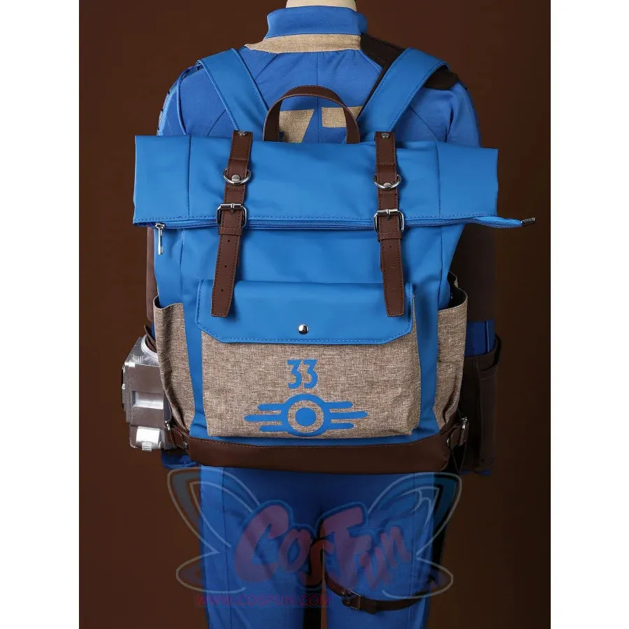 【Ready to Ship   FREE SHIPPING】Lucy MacLean Cosplay Bag Vault 33 Camping Backpack C09039