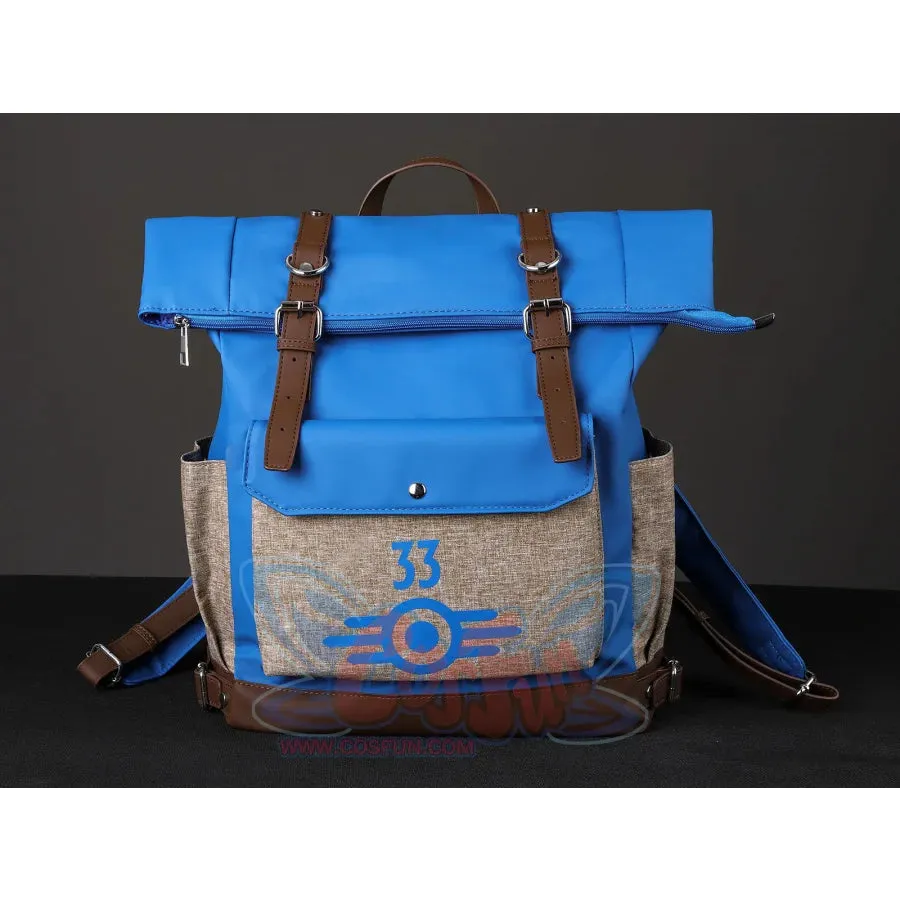 【Ready to Ship   FREE SHIPPING】Lucy MacLean Cosplay Bag Vault 33 Camping Backpack C09039