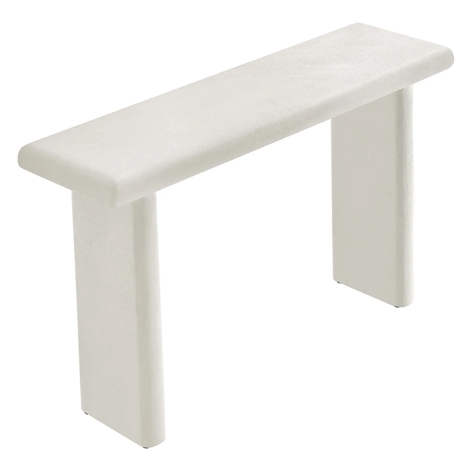 RELIC CONCRETE TEXTURED CONSOLE TABLE