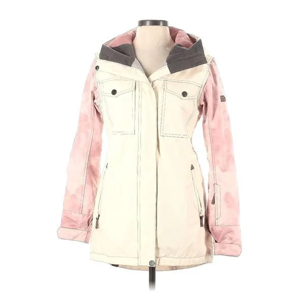 Roxy Ceder Hooded Snow Snowboarding Ski Insulated Dryflight 10K Jacket Coat