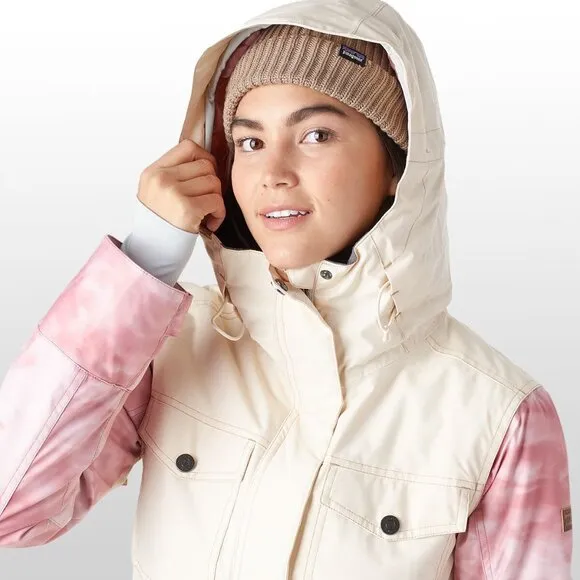 Roxy Ceder Hooded Snow Snowboarding Ski Insulated Dryflight 10K Jacket Coat