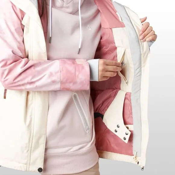 Roxy Ceder Hooded Snow Snowboarding Ski Insulated Dryflight 10K Jacket Coat