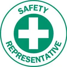 SAFETY REPRESENTATIVE Hard Hat Labels