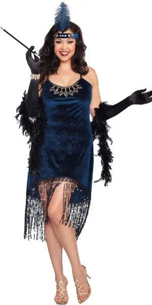 Sexy Plus Size Downton Doll Women's Costume