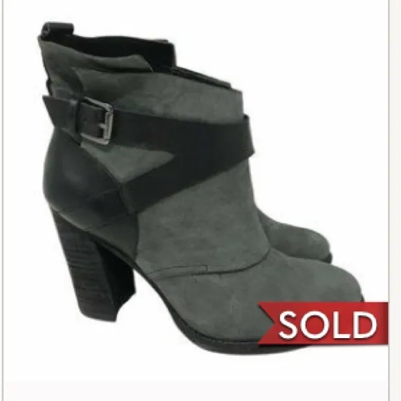 Sigerson Morrison Leather/Suede Booties.