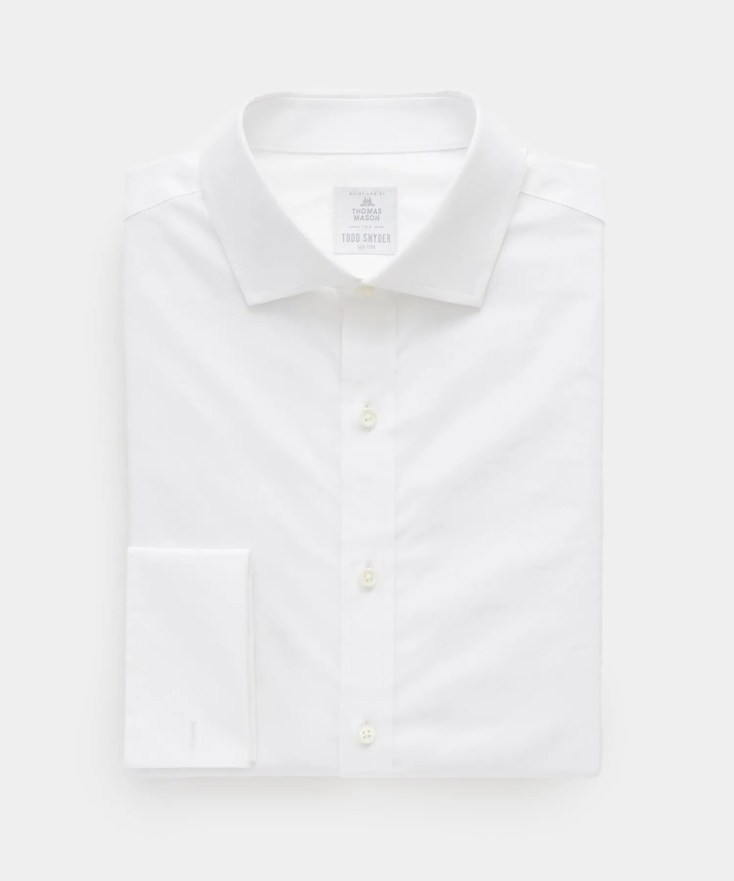 Slim Fit Plain Front Tuxedo Dress Shirt