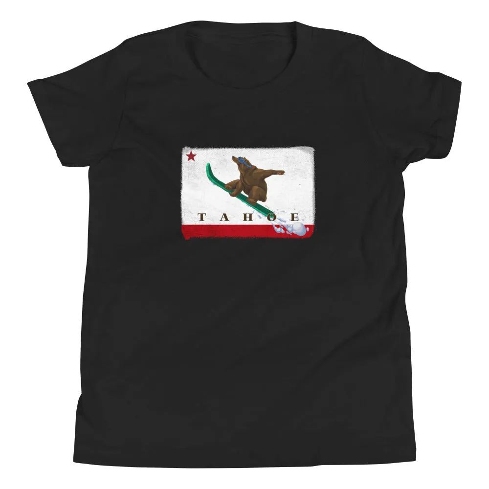 Snowboarding Grizzly Kids Size Shirt