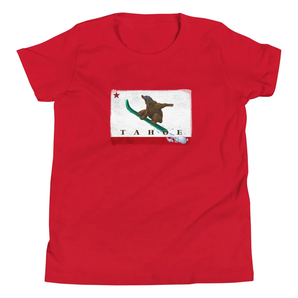Snowboarding Grizzly Kids Size Shirt