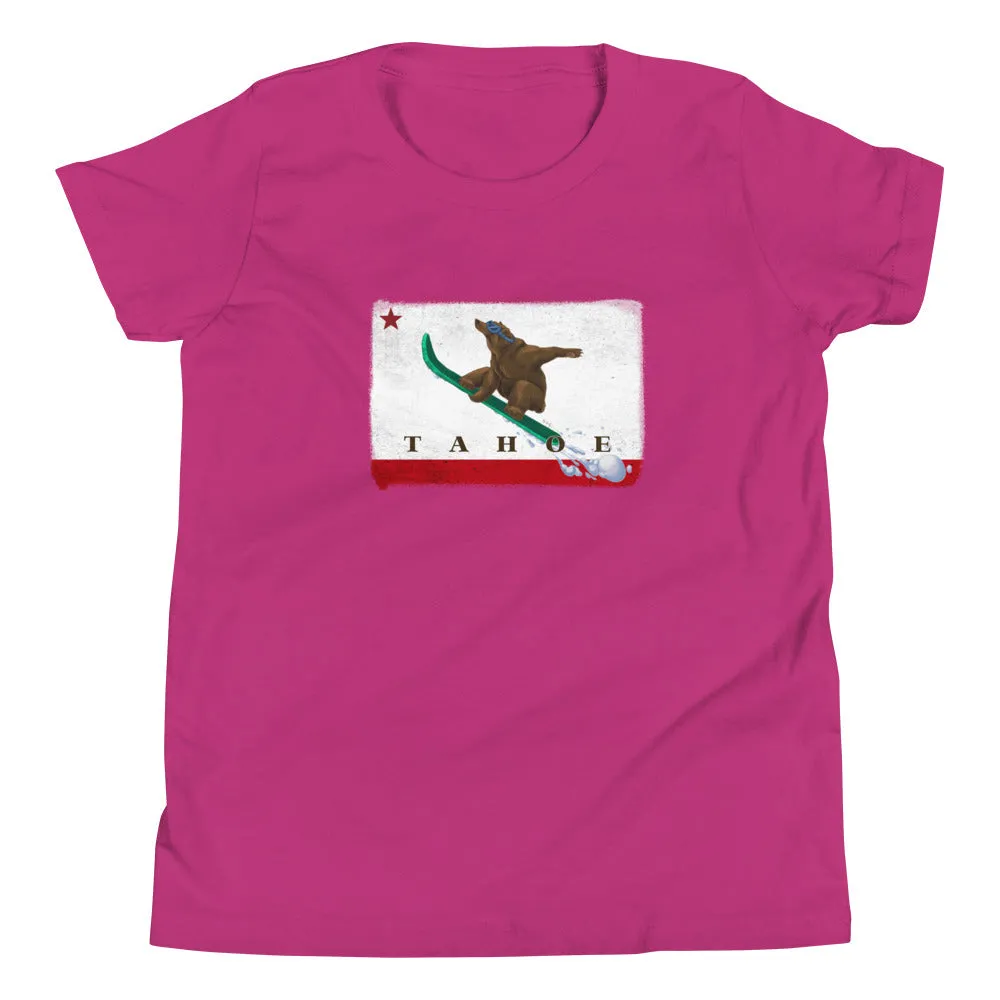 Snowboarding Grizzly Kids Size Shirt