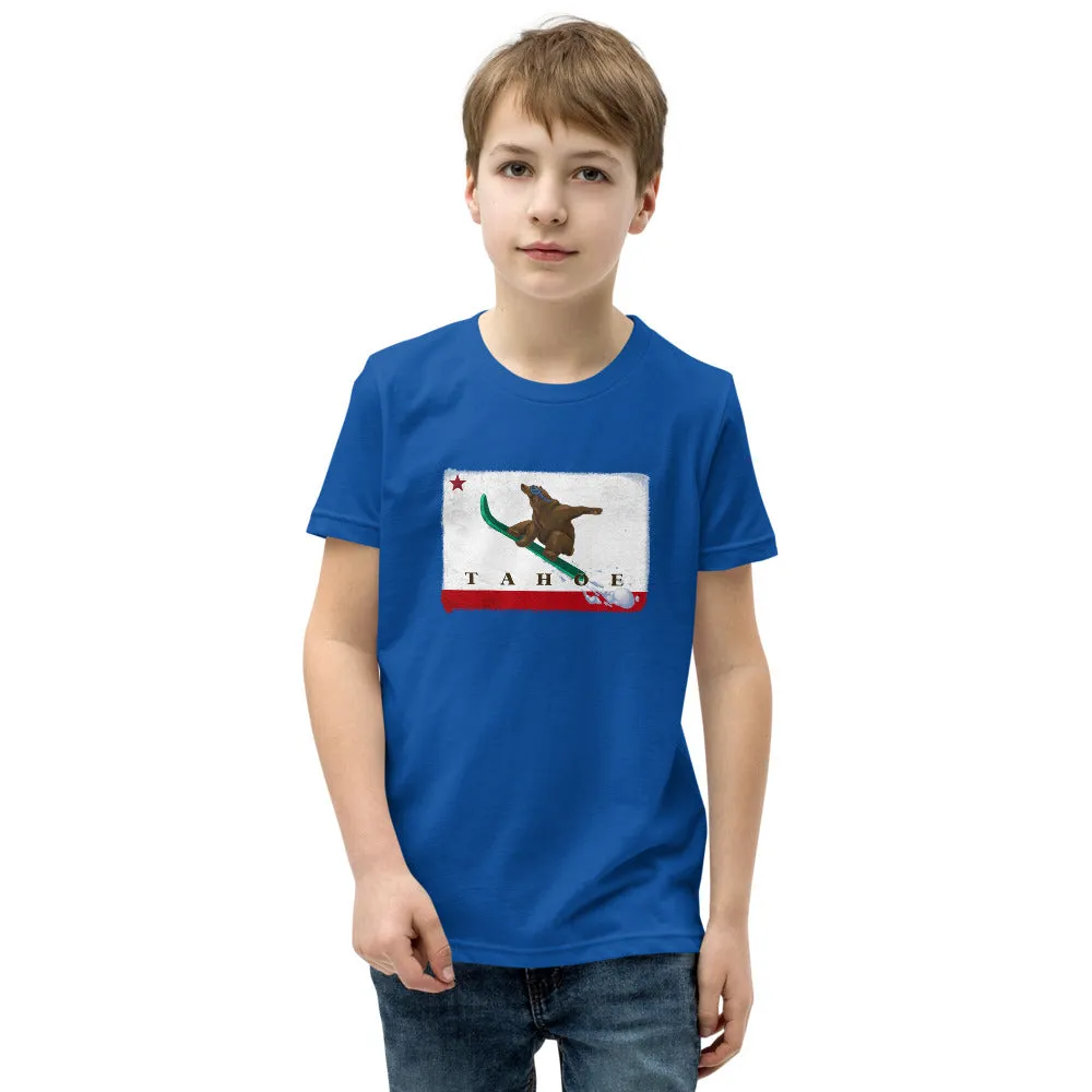 Snowboarding Grizzly Kids Size Shirt
