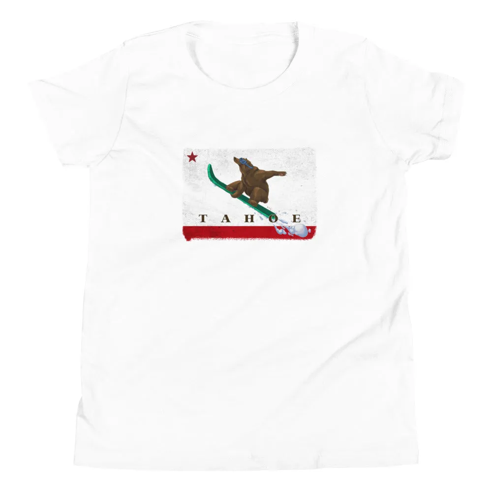Snowboarding Grizzly Kids Size Shirt