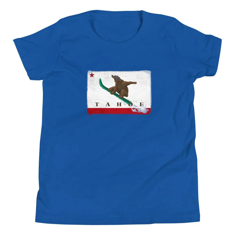Snowboarding Grizzly Kids Size Shirt
