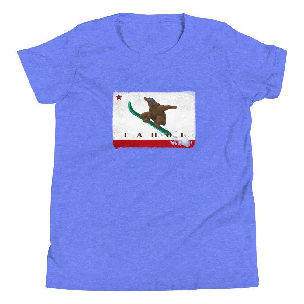 Snowboarding Grizzly Kids Size Shirt