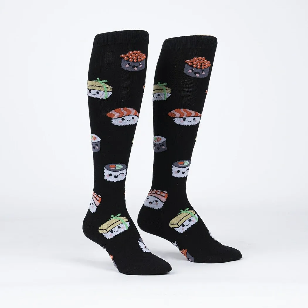 Sock It To Me Sushi Party Knee High Socks