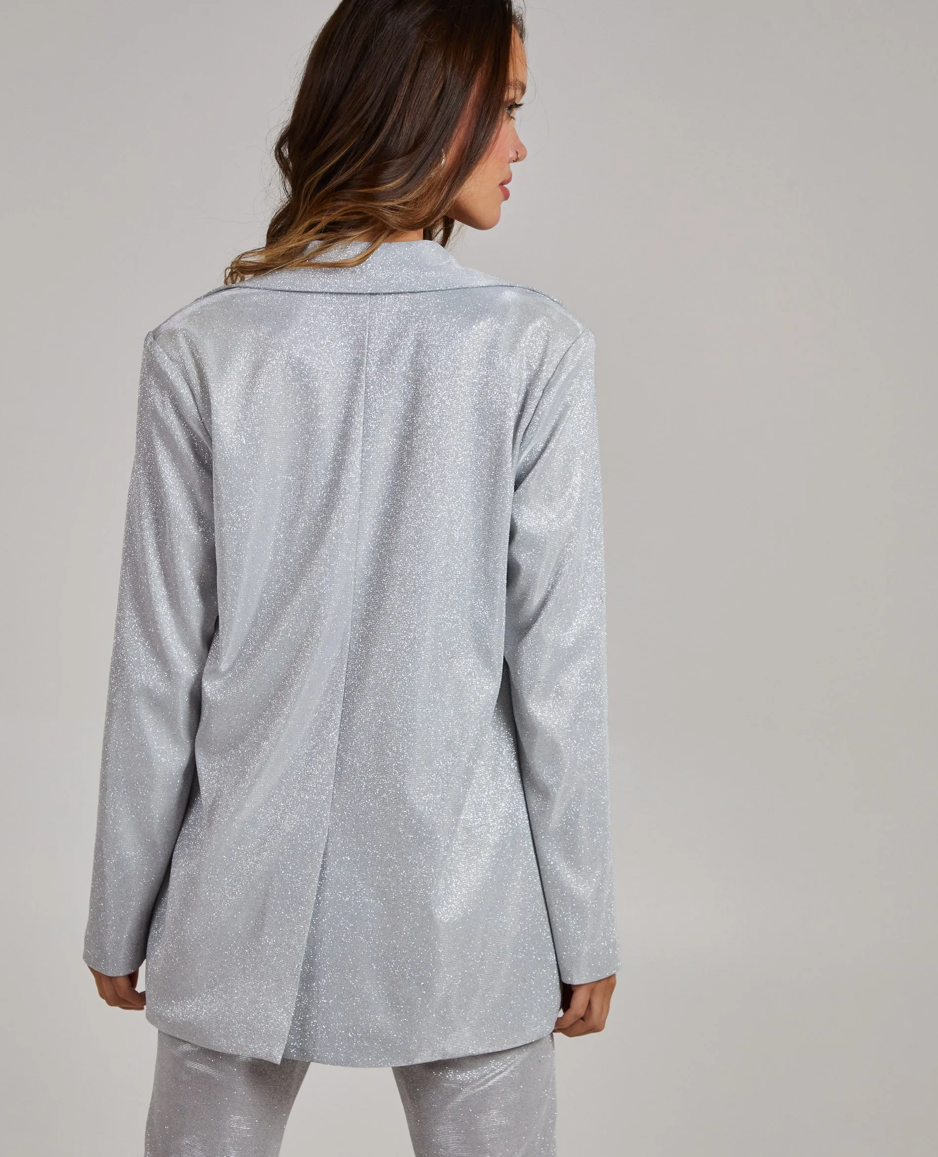 Sparkle Oversized Blazer