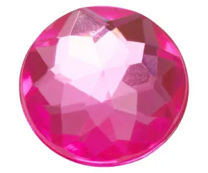 Sparkly Pink Circle Jibbitz