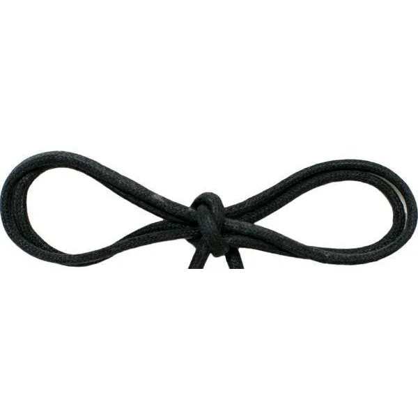 Spool - Waxed Cotton Thin Round Dress - Black 1/8" (144 yards) Shoelaces