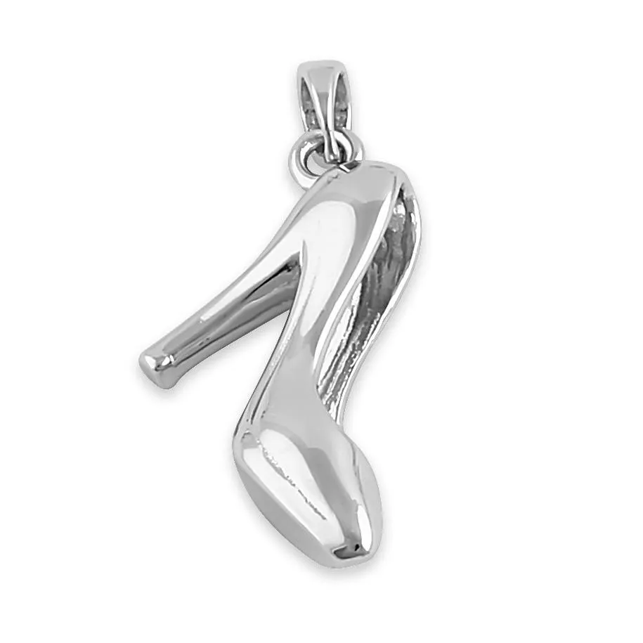 Sterling Silver High Heel Pendant