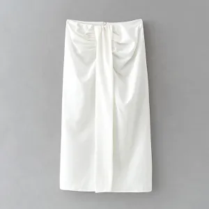 Straight Long Skirt High waist