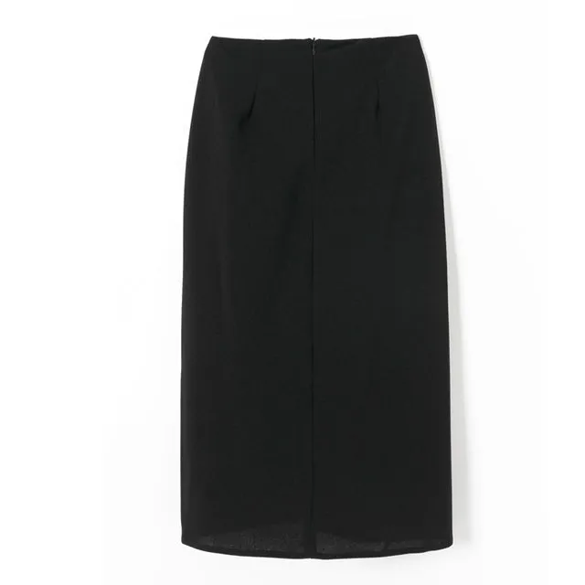 Straight Long Skirt High waist