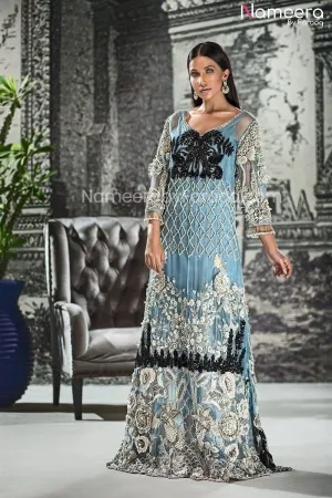 Stunning Pakistani Long Dress in Maxi Style Online #PN425
