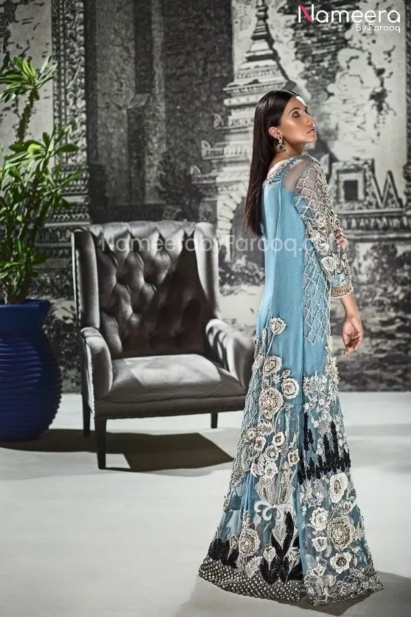 Stunning Pakistani Long Dress in Maxi Style Online #PN425